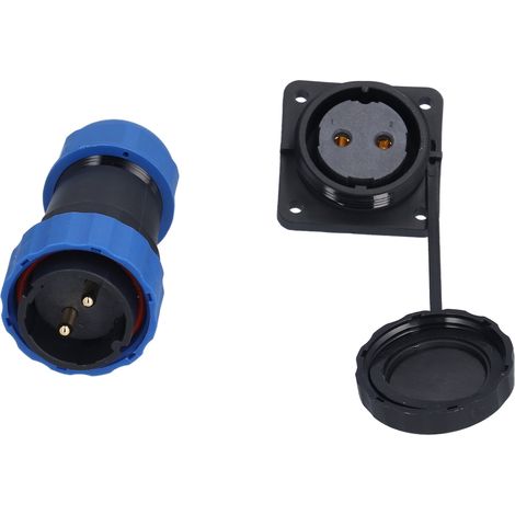 Wasserdichter Vierkantstecker mit 4 Löchern, IP68-zertifiziert, Luftfahrt-Stromanschluss 380 V 45 A für Kabel und Leitungen, SP282-Pin (1/5)