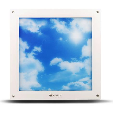 Dimmable LED Panel Ceiling Light 18W, Ceiling Lamp 1200lm Natural White/Cool White (4000K-6500K), 300 x 300 mm, Incandescent Equivalent 80 W, for Bedroom, Living Room, Bathroom (1/5)