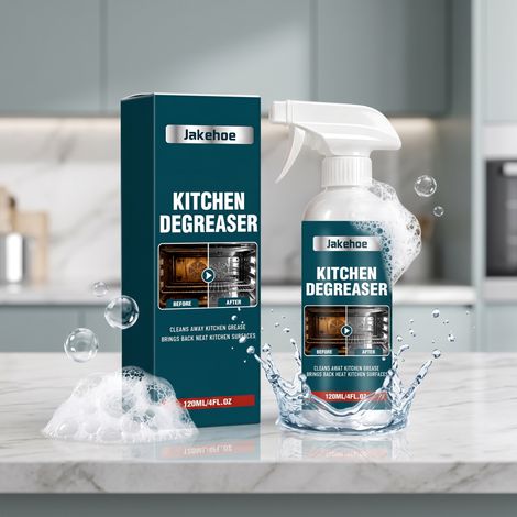 Küchenentfetter entfernt sanft hartnäckige Fettflecken auf Herdplatten, Backöfen und Kochgeschirr und hinterlässt glatte, saubere Oberflächen – 120 ml -- BIEMMEDUE (1/5)