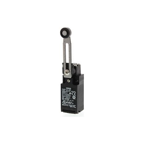 fin de course - boitier plastique - 1nf / 1no - tête à levier à galet réglable - omron electronics d4n-412g