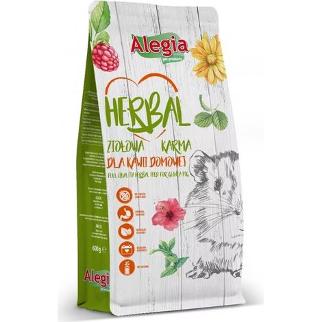 Aliment maison à base de plantes Kawia pour cobayes 600 g Allegia Herbs Food