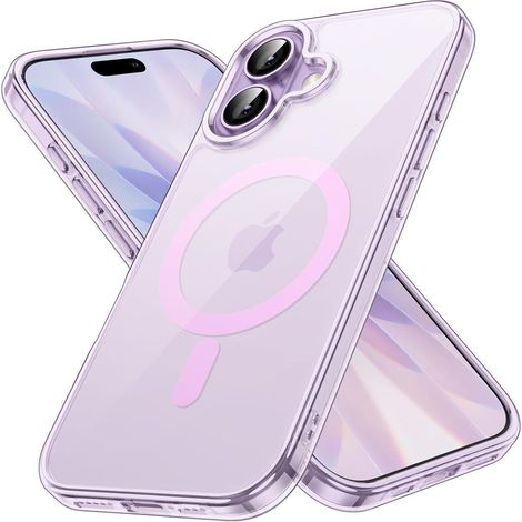 Handyhülle iPhone 17 MagSafe Stoßfest Antikratzer Violett (1/5)