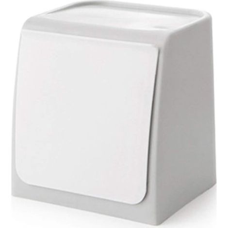Scatole portaoggetti, scatola portaoggetti per assorbenti igienici, scatola portaoggetti per il bagno, pattumiera a muro, pattumiera, contenitore per il compost, piccola pattumiera (1/5)