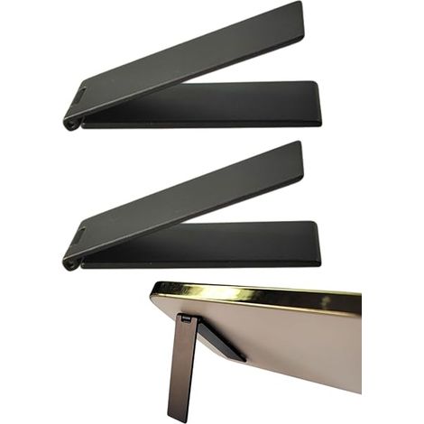 Supporto per cellulare pieghevole e regolabile in lega ultra sottile a 3 pezzi con angolo regolabile per cellulari e tablet, tipo universale