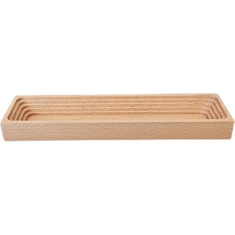 Boîte de rangement en bois pour télécommande, plateau de rangement carré ou rectangulaire pour snacks et desserts, panier de rangement, plat de service, accessoires de photographie rétro classiques (1/4)