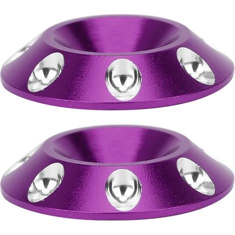 Lot de 2 joints d'aileron arrière pour renforcer la protection de l'arrière, compatibles avec les voitures de course tout-terrain 1/10 et 1/8 (violet). (1/5)