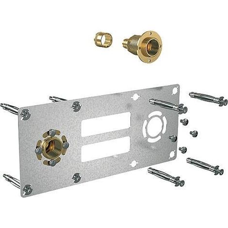 Sortie de cloison double ROBIFIX PER à glissement droit Ø12 - femelle 1/2'' (15/21)