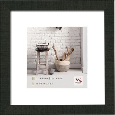 Walther Design Bilderrahmen Home 30 x 30 cm Schwarz (1/2)