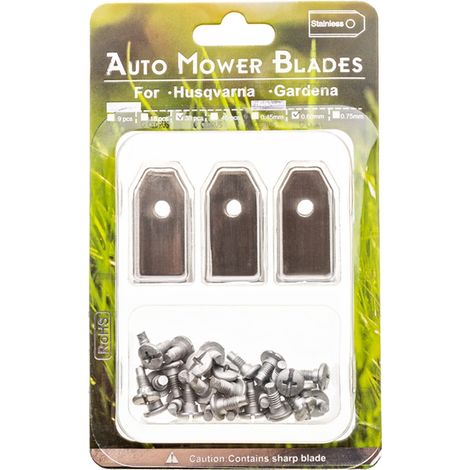 Cuchillas para cortacéspedes robóticos Husqvarna Gardena Cramer (30 unidades)