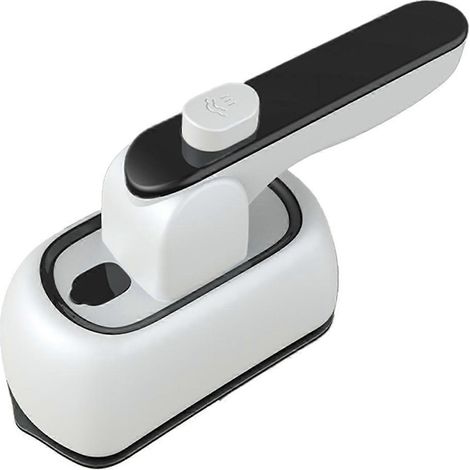Handdampfbügeleisen Mini Reise-Textil-Kleiderbügeleisen zum Aufhängen, weiß, EU-Stecker