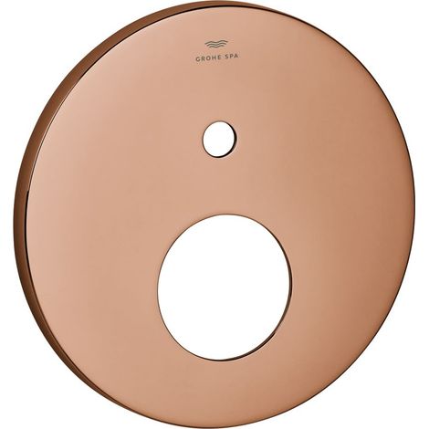 Grohe Rosette rund für Einhandmischer-Fertigmontageset mit 2-Wege-Umstellung, 6 Grad ausrichtbar, Warm Sunset, 48616DA0 (1/2)