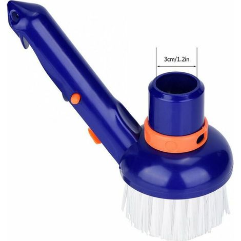 Brosse de nettoyage pour spa et jacuzzi, outil de nettoyage pour angles et coins avec poils fins (1/4)