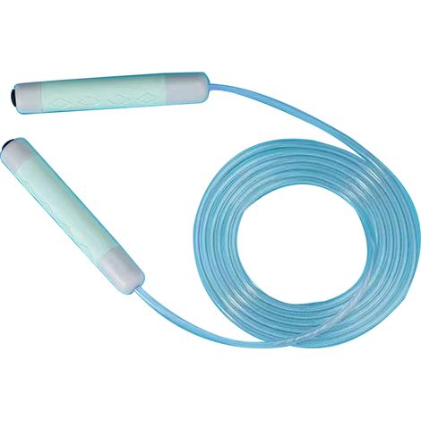 Corde à sauter lumineuse légère et portable, haute résistance durable, pour adultes et enfants, bleu ciel (1/5)