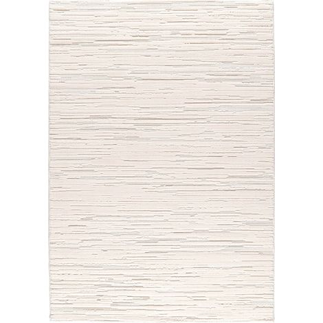 VIVARAISE - Tapis Vermon Blanc - Polyester - 290 x 200 cm