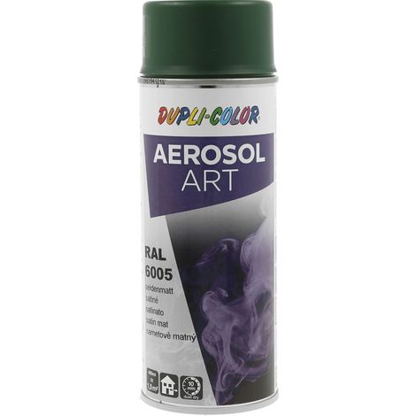Dupli Color Aerosol Art Lackspray Graffiti Dose - wetterfest, lichtecht und UV-beständig - Graffiti-Spray 400ml, moosgrün seidenmatt RAL 6005