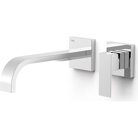 TRES 00630022 CUADRO Pieza Vista para Cuerpo Empotrado De Lavabo Color Cromo - ref: 630022