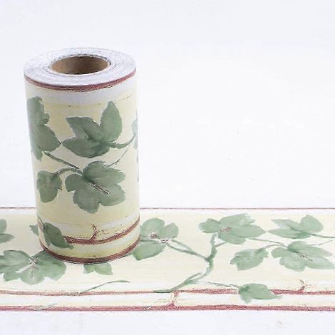 Frise murale autocollante et repositionnable pour chambre, salle de bain et cuisine - 10 cm x 10 m