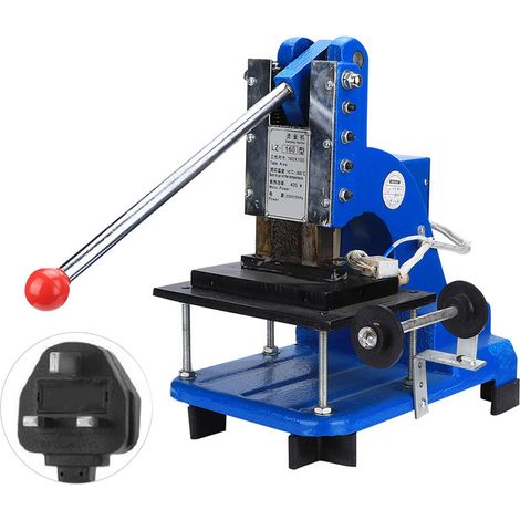 Machine à chaud pour gaufrage à chaud LZ-160, machine à bronzer manuelle réglable 220V (prise Royaume-Uni) (1/5)