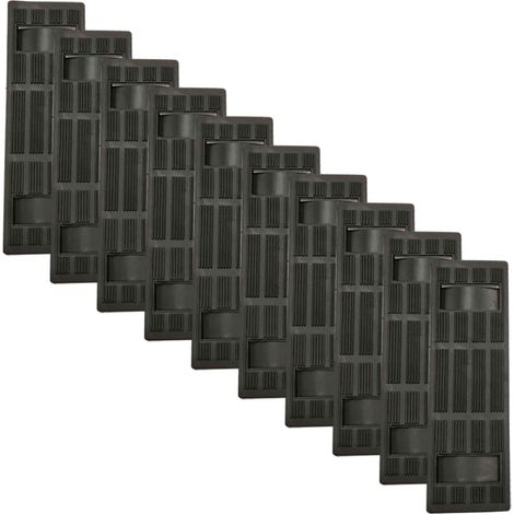 Coussinets de Sangle Épaule Coussinets Épaissis Lot de 10 en Pvc Noir pour Confort et Protection des Épaules Antidérapants et Légers pour Paquet à Dos (1/5)