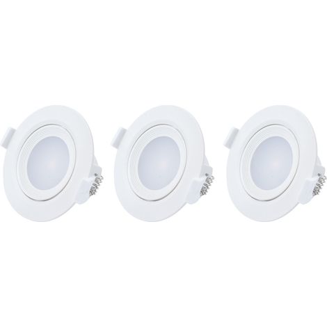 Lot de 3 spots leds intégrés 3x5W orientables (1/5)