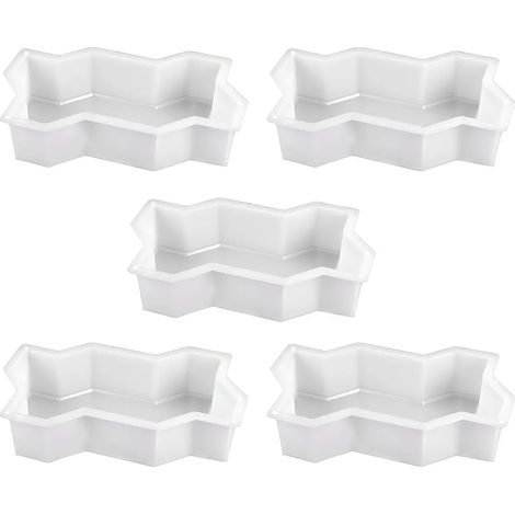 moules en plastique pour dalles de jardin 3 formes diffrentes (1/5)