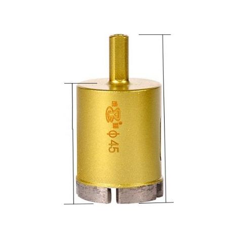Lntyq 45mm Diamant Diamant Scie Trépan, Ardoise Porcelaine Marbre Creux Foret Creux Pour Verre, Céramique, Porcelaine, Tuile, Marbre, Granit (Diamètre De 45mm) (1/3)