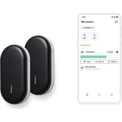 Netatmo Controllore Intelligente Nero e Bianco per Climatizzazione (1/4)