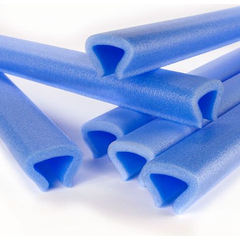 Blister mit 2 1 m Schaumstoff-Eckpolstern Mod: U45 Blau