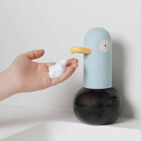 Handwaschmaschine, automatischer Seifenspender in Entenform, automatische Schaumhandwaschmaschine für Kinder (10 Stück) - AquaForge (1/5)