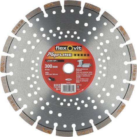 DIsque diamant béton béton armé Laser MP+ 300x20 Flexovit