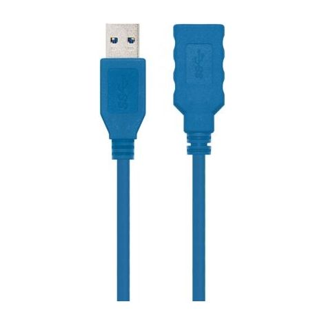 Kabel usb 3.0 a/m-a/h 2m blau nanokabel