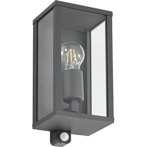 Wandleuchte außen "Peldar" aus Aluminium mit Bewegungsmelder von Lindby