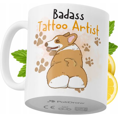 Lustige Tasse für Tattoo-Künstler – Kaffee- oder Teetasse mit witzigem Textdesign – ideal für Geburtstage, Namenstage, Feiertage und besondere Anlässe. Hochwertige Tasse für Zuhause, Büro und Arbeit. 