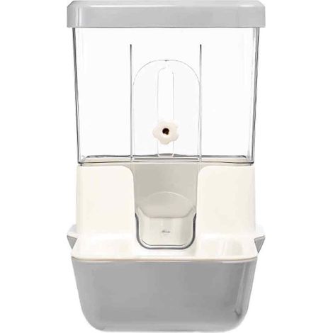Distributeur Nourriture - 800 ml - Sans Électricité - Réglable Pour Lapins Cobayes Oiseaux - 1 Pièce (1/5)