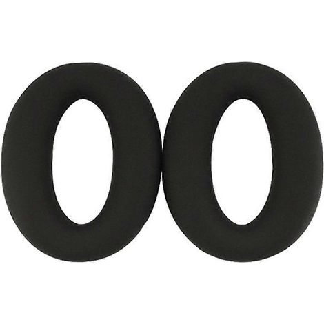 1 paire de coussinets d'oreille en silicone pour casque WH-H910N, pièces de rechange noires (1/4)