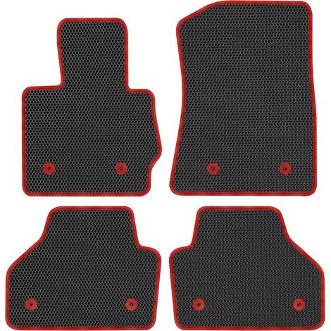 Tapis de sol dédiés pour BMW X3 F25 (2011-2017) - EVA alvéolé noir (1/5)