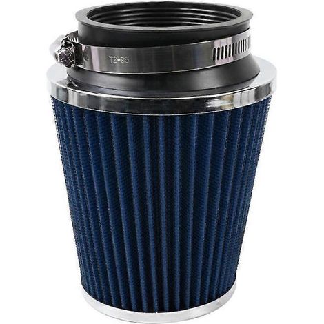 Hochleistungs-Luftfilter für Kaltluftansaugung, universeller 3-Zoll-Einlassfilter, fahrzeugkompatibel, Hochleistungs-Ersatzfilter, verbesserte Motorleistung. (1/4)