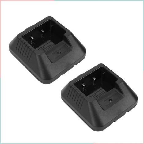 Chargeur Radio - ABS - Compatible UV5R Plus UV5RA UV5RB UV5RC UV5RD UV5RE - Lot de 2 (1/5)