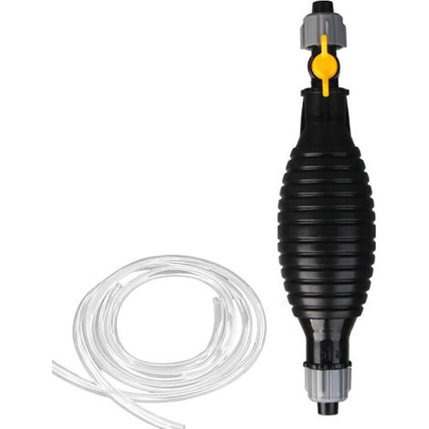 Pompe manuelle de distribution de carburant pour véhicules, outil de siphon à haut rendement, pompe d'extraction de liquide, compatible avec l'eau, l'essence et l'huile, avec tuyau. (1/5)