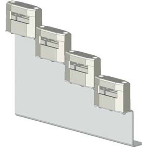 Supporto Porta-Sbarre a 4 poli graduato, 15x 5/20x 5/30x 5 mm