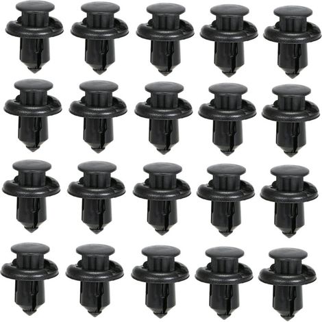 Jeffergarden Clips de fixation pour automobiles, rivets en plastique, 190 pièces, 6 tailles, clous à pousser pour automobiles, pièces décoratives (1/5)