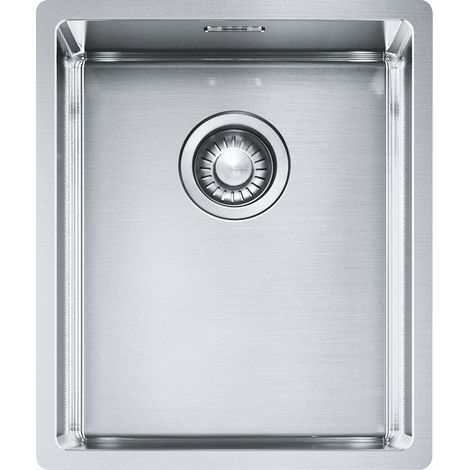 Evier Franke Box BXX110-34 - Inox Lisse - Vidage : Manuel (1/4)