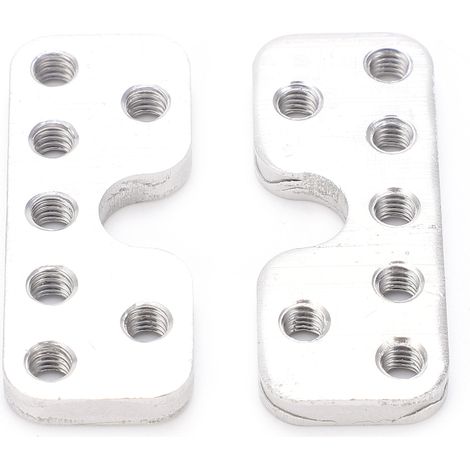 2 Stück V-Nutlager Flachmontage Serie 3225 Aluminium Roboterzubehör 3225-0001-0001 (1/5)