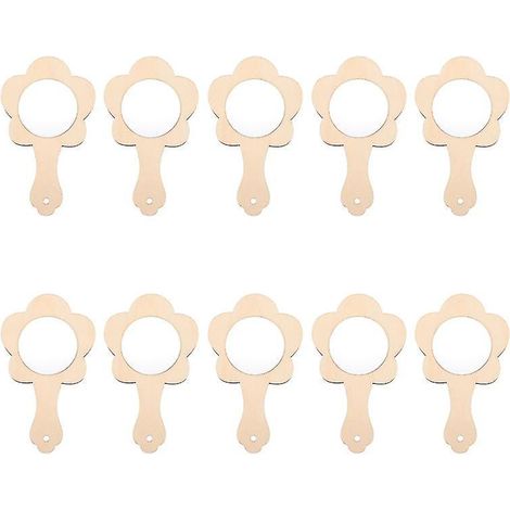 10 miroirs de poche non finis