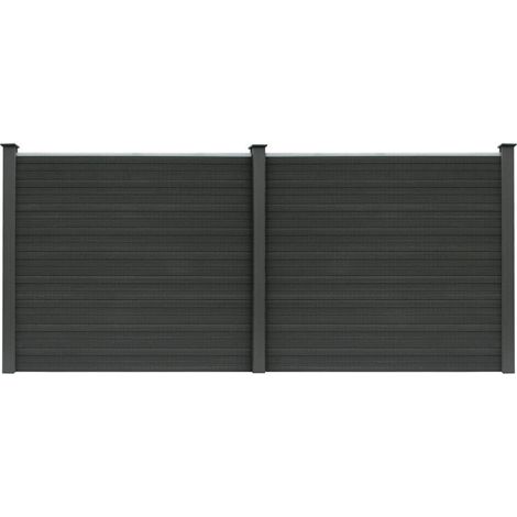 Recinzione privacy HOME DELUXE WPC CALLADO - 2 x pannello + 3 x pali