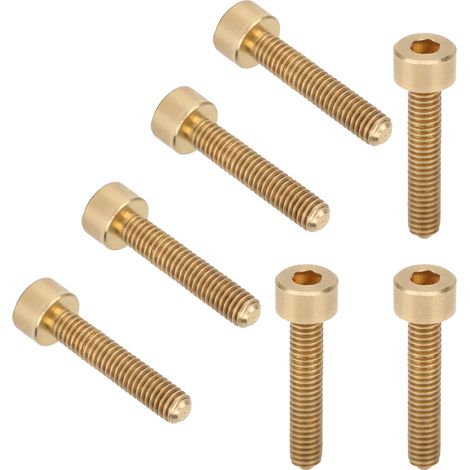 M4 pure copper cup-head hex socket screws (7mm head diameter, 4mm head thickness) (sold in packs of 50) M420 (1/5)