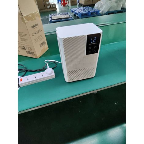 HOMCOM 400mL/Day Small Dehumidifier, RGB Mood Lights for Home Bedroom (1/5)