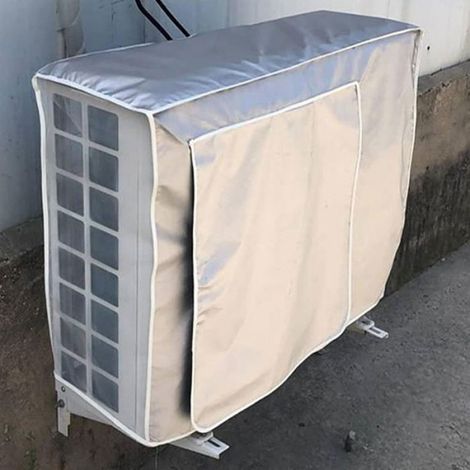 Housse Climatisation Extérieure - Polyester 75x26x57 Cm - Protection Intempéries Poussière - 1 Pièce (1/5)