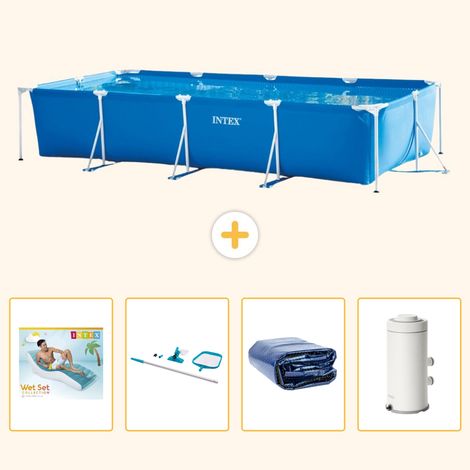 Intex Piscine Tubulaire Rectangulaire - 450x220x84 cm - 5-pièces S96 (1/5)