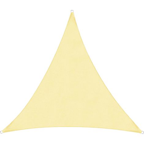Voile d'ombrage Triangle 222m, Toile Ombrage avec 3 Corde Libre, Auvent Imperméable UV Protection, Imperméable Toile Ombrage pour Jardin Terrasse Extérieur Patio Piscine Balcon